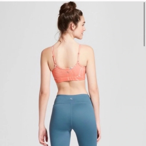 Joy Lab Coral Front Twist Sport-bra Small - Picture 2 of 6